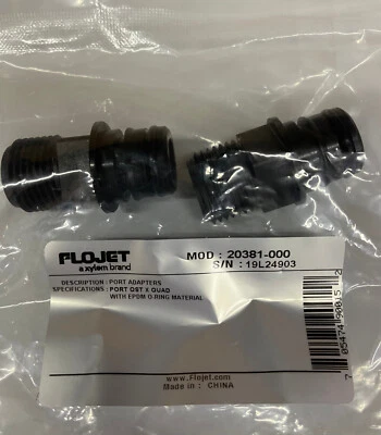 Flojet 3/4" Male Quadport 20381-000 Electric Pump Fitting - 1/2"-14 Male Thread - Изображение 1 из 4