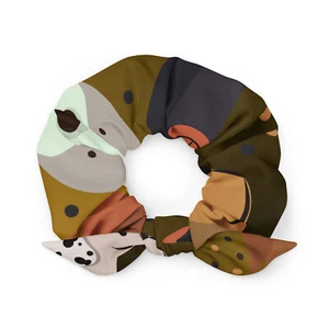 Recycled Scrunchie dog lover - Bild 1 von 2