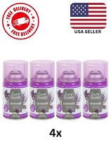 (Lot Of 4) Sure Scents Lavender Automatic Air Freshener Refill - 4.5oz Each