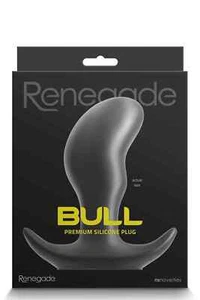 NS Novelties Renegade Bull Black Medium Plug Analplug Buttplug Anal Schwarz - Bild 1 von 3