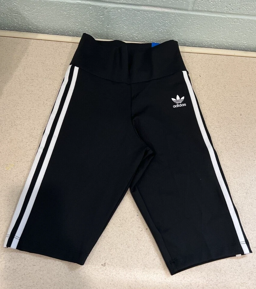 adidas Originals Women's HW Short Tights Black Size XS Style GN2842