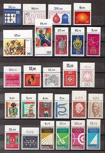 10E446) Bund großes Lot Oberrand postfrisch ungefaltet aus Sammlung, 3 Bilder - Picture 1 of 3