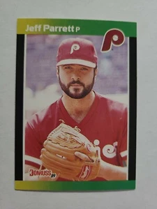 JEFF PARRETT 1989 DONRUSS BASEBALL'S BEST BASEBALL CARD # 296 D9065 - Picture 1 of 1