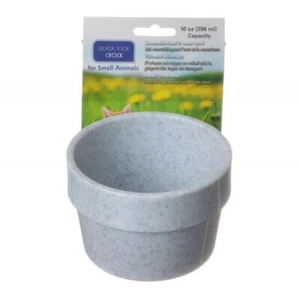 Lixit Quick Lock Crock tazón extraíble de comida y agua para animales pequeños - Imagen 1 de 3