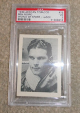 RARE PSA 3 1939 African Tobacco Card Ben Ford World of Sport Large #72