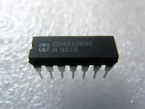 2 x Circuits Intégrés CD40106BE - Harris - Imagen 1 de 1