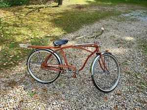 AMF ROADMASTER Discoverer   1960s TANK CRUISER BICYCLE IN Orange - Picture 1 of 23