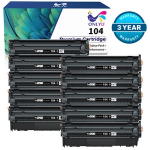 High Yield Black Toner for HP Q2612A 12A LaserJet 1012 1020 1018 3050 3055 lot - Picture 1 of 13