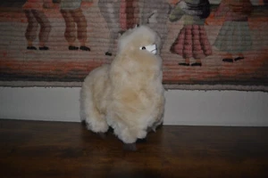 Brand New Handmade In Peru 9- 10" Tall Standing Plush Alpaca Llama #BAYMPAC1 - Picture 1 of 2