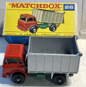 1960’s Matchbox Lesney # 26 GMC Tipper Truck + Box Nm To Mint! Never Played Mib - Picture 1 of 5