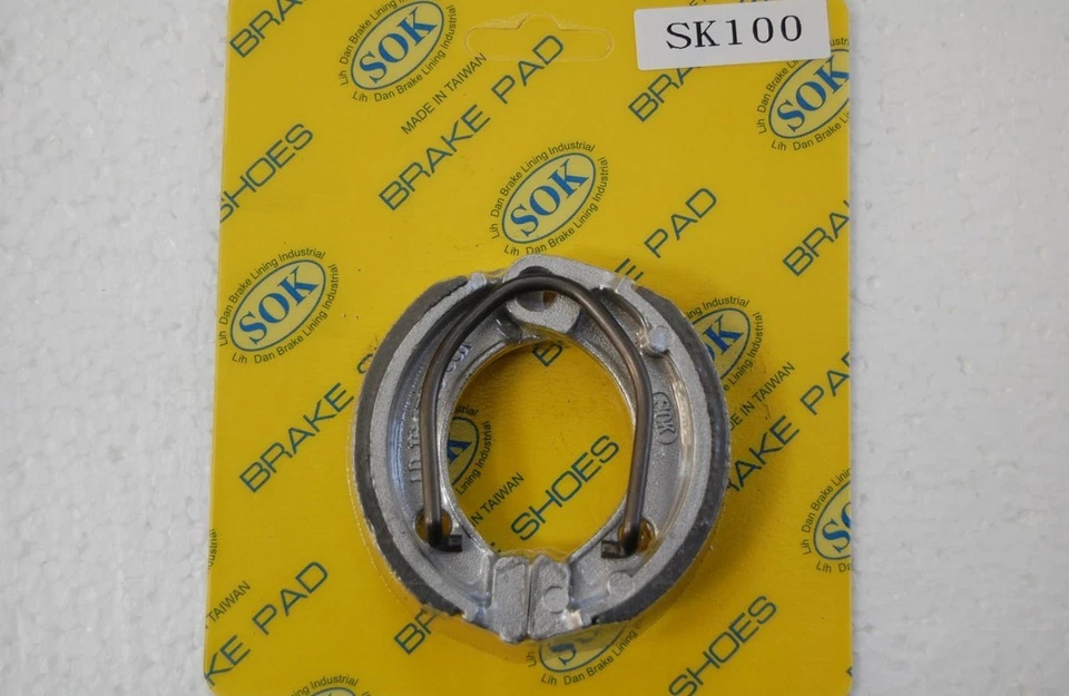 FRONT BRAKE SHOES+SPRINGS fit HONDA NC NA NX 50 Express 1976-1983 NC50 NA50 NX50 - Image 1 of 1