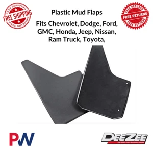 Dee Zee DZ17939 Plastic Mud Flap Pair for Chevrolet, Ram, Ford, GMC, Toyota - Picture 1 of 9