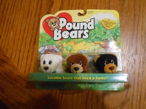 RARE GALOOB POUND BEARS 1997 w/Adoption Certificate NEW IN PACKAGE - Picture 1 of 5