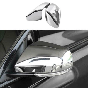 For Cadillac CT4 2020-2024 ABS Chrome Exterior Rear View Mirror Cover Trim 2x - Picture 1 of 6