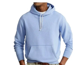 Neu Polo Ralph Lauren Big Pony Fleece Hoodie S Babyblau APR25B - Bild 1 von 1