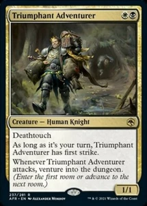 MTG - TRIUMPHANT ADVENTURER - Adventures (R) - Picture 1 of 1