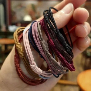 New Women Concise Hair Accessories 4 in 1 High Elastic Hair Ring Hair Tie Rope - Picture 1 of 12