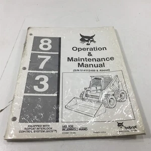 Genuine Original 1996 Bobcat 873 Operation & Maintenance Manual 6724891 Sealed - Picture 1 of 6