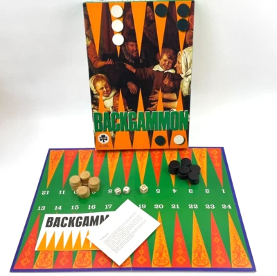 Backgammon Spiel | Klee Spiele Holzsteine | OVP VTG | Komplett | Gesellschaftssp - Bild 1 von 3