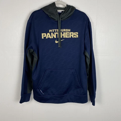 Pittsburgh Pitt Panthers Nike ThermaFit Hoodie Sweatshirt men’s large Cover