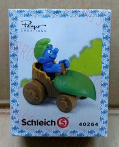 Puffo Auto Foglia 40264 con Scatola - PEYO Schleich(s) 2007 - NUOVO - Picture 1 of 9