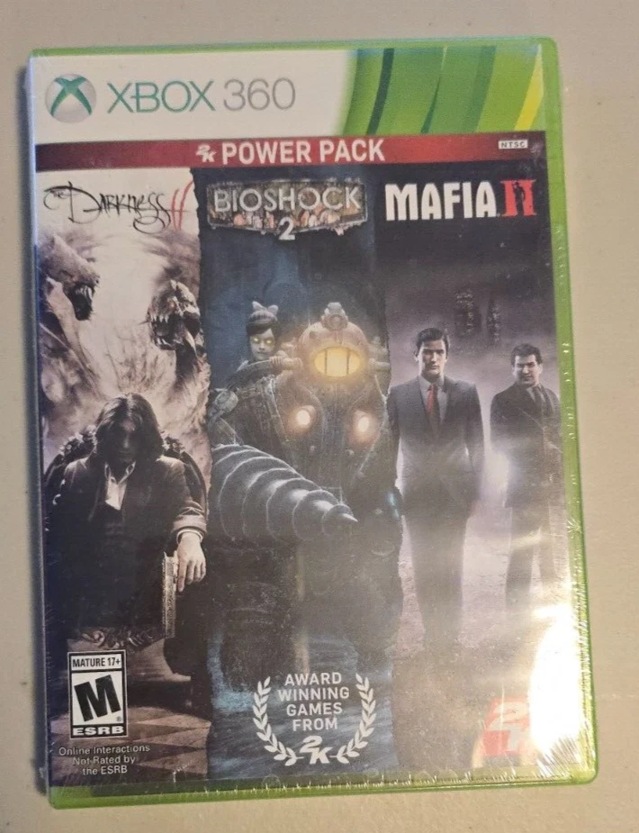2K Power Pack Darkness II, Bioshock 2, Mafia II **XBOX 360**NEW** - Image 1 of 1