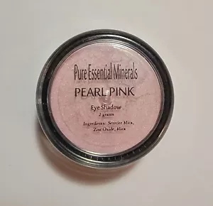 PURE ESSENTIAL MINERALS BARE EYES SHADOW - PEARL PINK 10g jar/ 2 g minerals - Picture 1 of 2