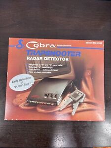 New ListingVintage Cobra Trapshooter Radar Detector Model Rd 3120 Complete In Box 408427