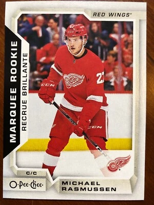 18-19 UD Series 2 Opee Chee Marquee Rookie #640 Michael Rasmussen - Image 1 of 2