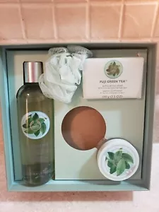 The Body Shop Fuji Set Regalo Tè Verde (Incompleto) Bodywash Bar Sapone Scrub Corpo - Foto 1 di 4