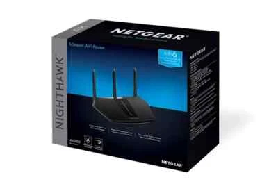 NETGEAR Nighthawk AX/5-Stream AX2400 WiFi 6 Router RAX30 Dual-band 2.4 GHz/5Ghz - Image 1 of 3