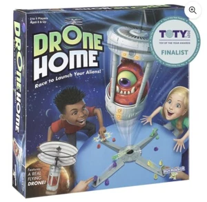 DRONE HOME GAME PLAYMONSTER WITH REAL FLYING DRONE! RACE TO LAUNCH YOUR ALIENS - Picture 1 of 9
