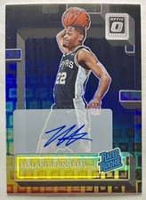 2022 Donruss Optic Rated Rookies Signatures Black Pandora Malaki Branham /25
