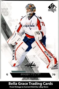 2013-14 SP Authentic Braden Holtby #62 Washington Capitals NHL Hockey - Picture 1 of 2