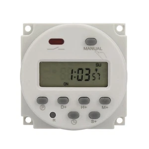 ­Small Type 7 Days Programmable Digital Displayed Timer Switch 1S~168h 5VA(220V - Picture 1 of 12