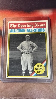 1976 Topps - The Sporting News AllTime All-Stars Lefty Grove #350 - Image 1 of 2