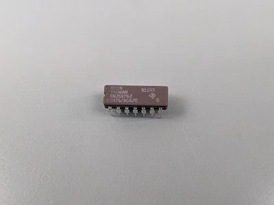 (10) ICs SNJ5474J, chanclas activadas con borde positivo doble D (MIL SN7474) TI, NOS Foto 1 de 2