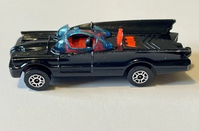 Vintage Corgi Jr. Diecast Batmobile With Batman Driving 1/64 Scale DC Comics GB - Image 1 of 4