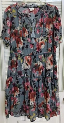 Lovely Sundance Floral Print Dress - Size S - EUC - Image 1 of 3