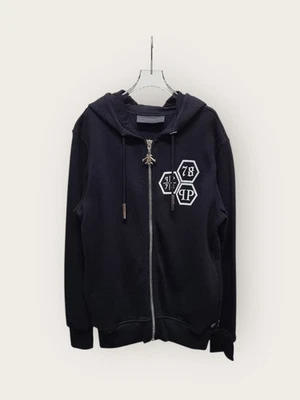 Philipp Plein Negro Calavera Grande Swarovski Llavero Sudadera con Capucha Chaqueta 146382759 Foto 1 de 4