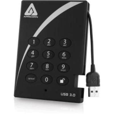 Apricorn Aegis Padlock A25-3PL256-S2000 2 TB Solid State Drive - External - - Image 1 of 2