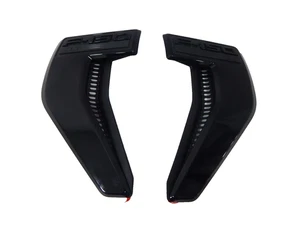 New OEM 2021-2025 Ford F-150 XLT Left & Right Fender Insert Emblem Badges Black - Foto 1 di 5