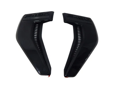 New OEM 2021-2025 Ford F-150 XLT Left & Right Fender Insert Emblem Badges Black - Image 1 of 4