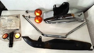 K2348  REAR FENDER, HANDLEBAR, CHAIN GUARD, FLASHER for KAWASAKI MOTORCYCLE - Picture 1 of 12