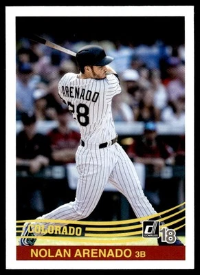 2018 Donruss Nolan Arenado * Colorado Rockies #236 - Image 1 of 2