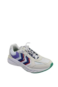 Hummel Mens Textile Chevron Print Low Top Trainers Multicolor Size 9US 42EU - Picture 1 of 5
