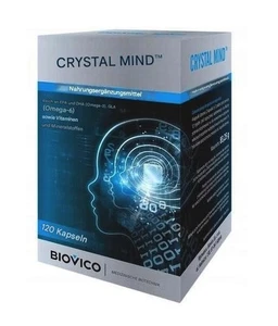 Crystal Mind 120 Kapseln von Biovico – Gedächtnis & Konzentration, Nootropikum - Bild 1 von 1