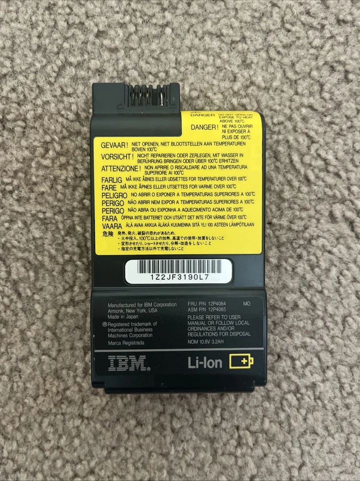 Batería para portátil IBM ThinkPad 600 600E 600D 600X 10,8 V OEM - 02K7018 Foto 1 de 4