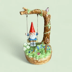1979 Gorham Gnome on Swing Spieluhr - Unieboek B.V. Japan - funktioniert - siehe Video - Bild 1 von 8