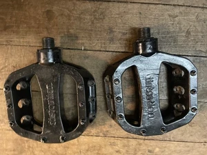 Dk bikes alloy sealed used BMX bike PEDALS black 9/16 - Picture 1 of 2